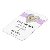 Lila Leerstelle speichern Magnet (Linke Seite)