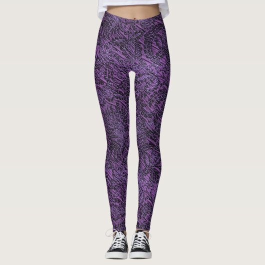 Lila Leggings (Vorderseite)