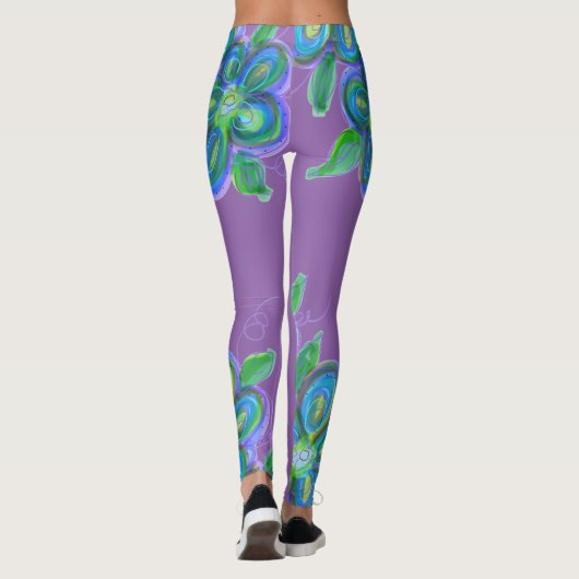 Lila Leggings (Rückseite)