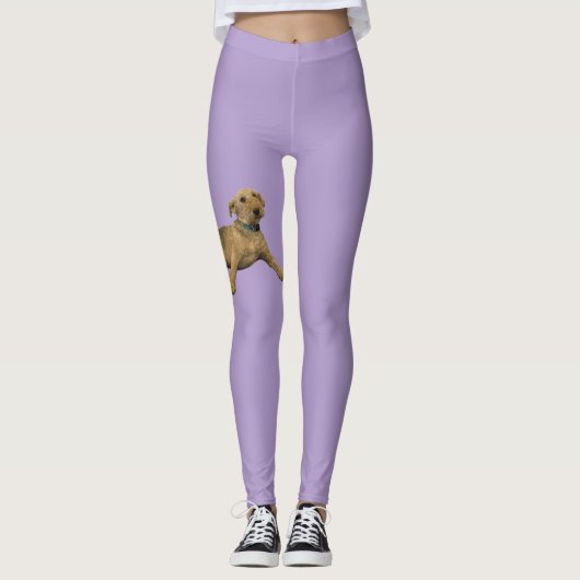 Lila Leggings (Vorderseite)