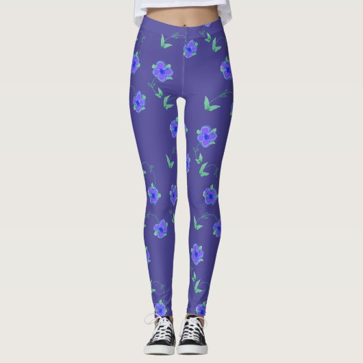 Lila Leggings (Vorderseite)