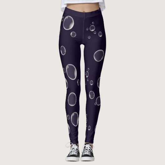 Lila Leggings Floating Seifenblasen (Vorderseite)