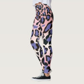 Lila Leggings für die Arbeit von Frauen - WILD CHE (Links)