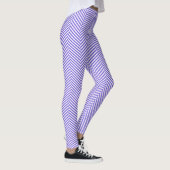 Lila Leggings im Zickzack Herringbone-Stil (Rechts)