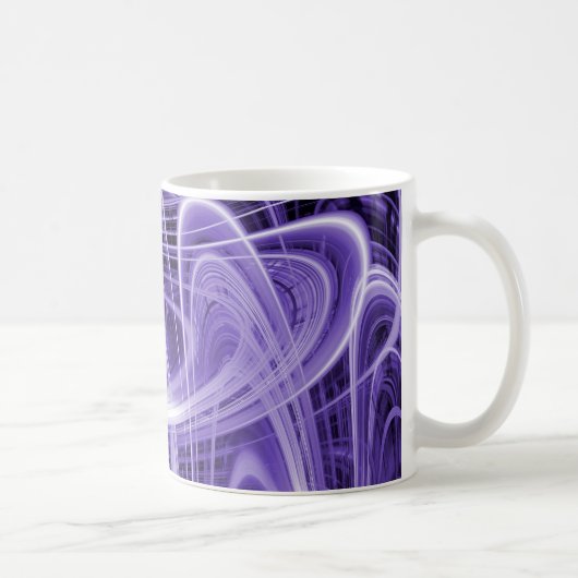 Lila Leichtpfade Kaffeetasse (Rechts)