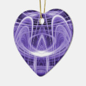 Lila Leichtpfade Keramikornament (Links)
