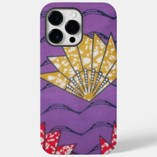 Lila Leidenschaft   Abstrakt ostafrikanischer well Case-Mate iPhone 14 Pro Max Hülle