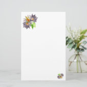 Lila Leidenschaft Briefpapier (Stehend Vorderseite)