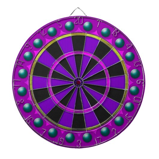 Lila Leidenschaft (Dartboard) Dartscheibe (vorne)