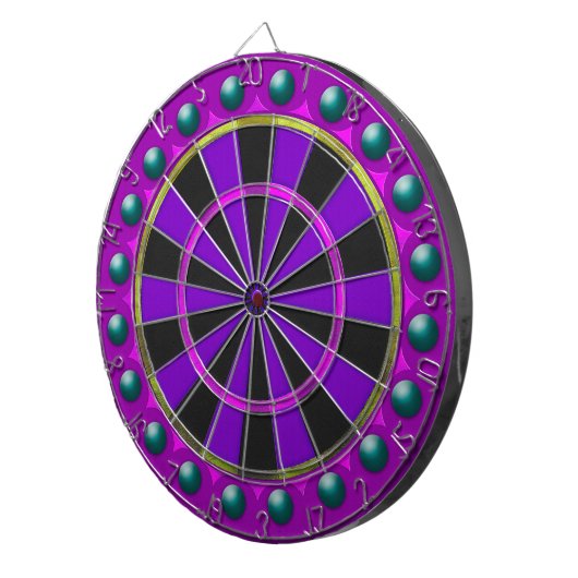 Lila Leidenschaft (Dartboard) Dartscheibe (Vorderseite rechts)