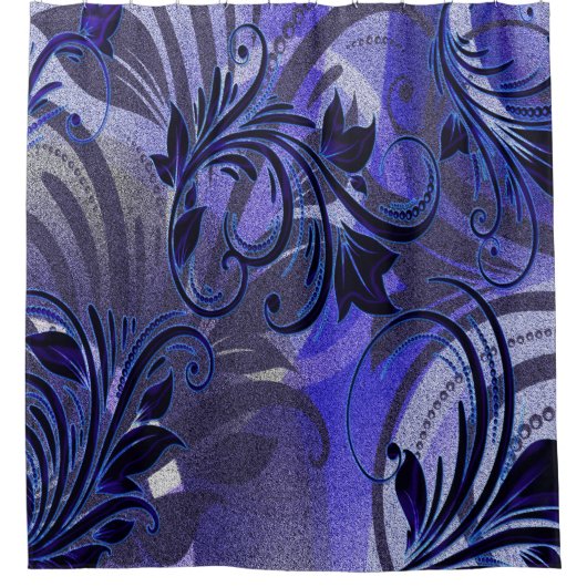 Lila Leidenschaft Duschvorhang (Vorderseite)