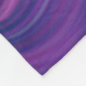 Lila Leidenschaft Fleece Decke. (Ecke)