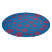 lila Leidenschaft Gefühl blauer Mond Kunst schwind Schneidebrett (Ecke)
