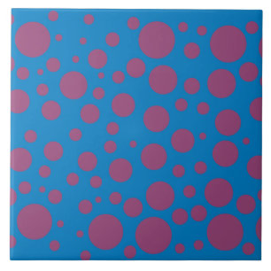 lila Leidenschaft Gefühl Blaumond Kreismuster Fliese