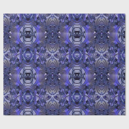 Lila Leidenschaft Geschenkpapier (Flach)