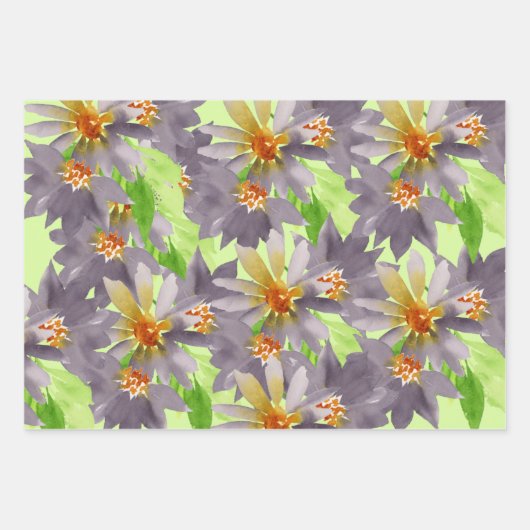 Lila Leidenschaft Geschenkpapier Set (Vorderseite 2)