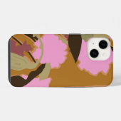 Lila Leidenschaft iPhone Hülle (Rückseite (Horizontal))