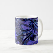 Lila Leidenschaft Kaffeetasse (VorderseiteRechts)