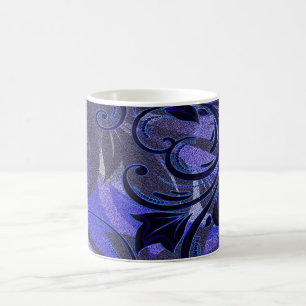 Lila Leidenschaft Kaffeetasse