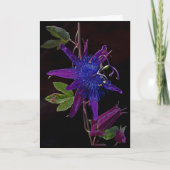 Lila Leidenschaft Karte (Vorderseite)