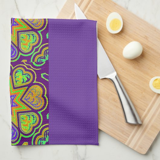 'Lila Leidenschaft' Küchentücher (Viertel Falte)