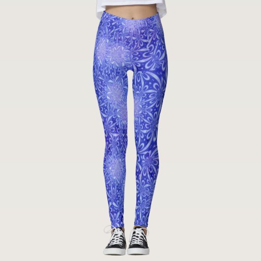 lila Leidenschaft Leggings (Vorderseite)