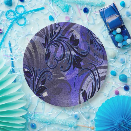 Lila Leidenschaft Pappteller (Party)