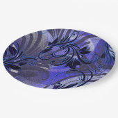 Lila Leidenschaft Pappteller (Schrägansicht)