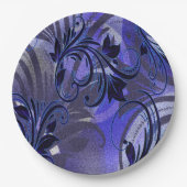 Lila Leidenschaft Pappteller (Vorderseite)