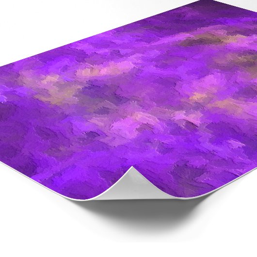 Lila Leidenschaft Poster (Ecke)