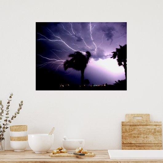 Lila Leidenschaft Poster (Küche)