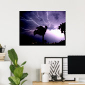 Lila Leidenschaft Poster (Heimbüro)