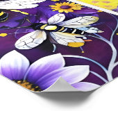 Lila Leidenschaft Poster (Ecke)