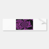 Lila Leidenschaft: Royal Romance Rose Autoaufkleber (Vorne)