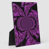 Lila Leidenschaft: Royal Romance Rose Fotoplatte (Seite)