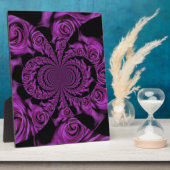 Lila Leidenschaft: Royal Romance Rose Fotoplatte (Seite)