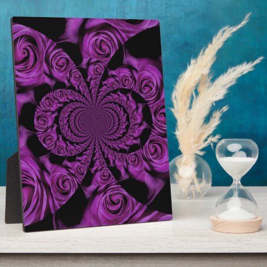 Lila Leidenschaft: Royal Romance Rose Fotoplatte (Seite)