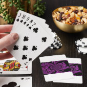 Lila Leidenschaft: Royal Romance Rose Spielkarten (In Situ)