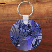 Lila Leidenschaft Schlüsselanhänger (Vorderseite)