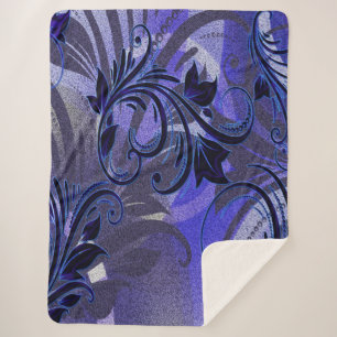 Lila Leidenschaft Sherpadecke