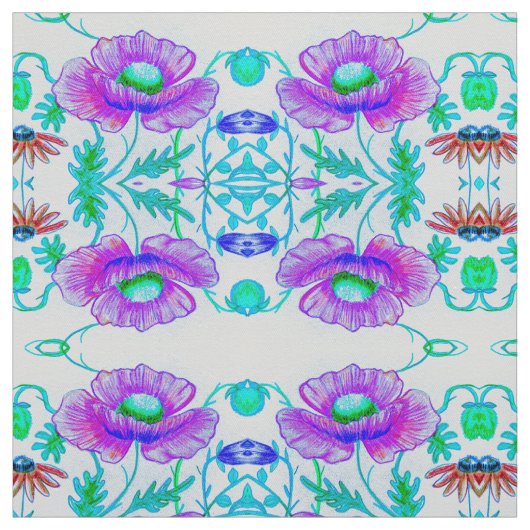 Lila Leidenschaft Stoff (Muster)