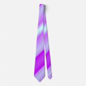 Lila Leidenschaft Striped Neck Tie Krawatte (Vorderseite)