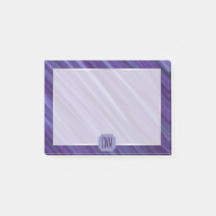Lila Leidenschaft Violet Lavendel Plum Brushstro Post-it Klebezettel