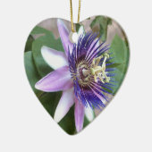 Lila Leidenschafts-Blume Keramikornament (Links)