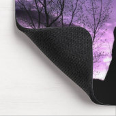 Lila Leidenschafts-Mausunterlage Mousepad (Ecke)