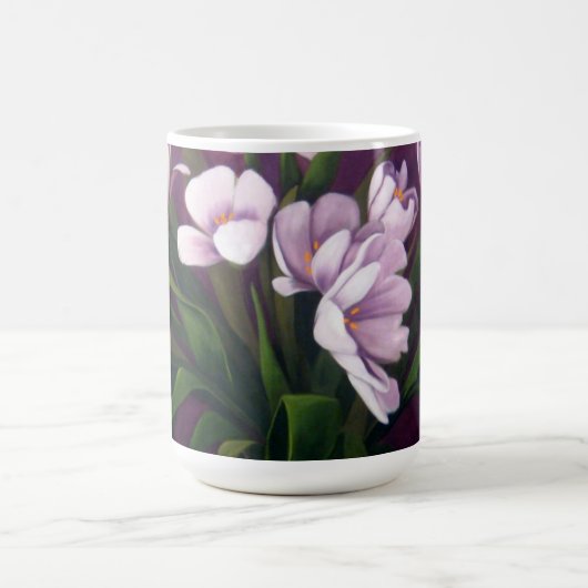Lila Leidenschafts-Tulpe-Kaffeetasse Kaffeetasse (Mittel)