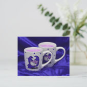 lila Leidenszwerge Postkarte (Stehend Vorderseite)