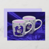 lila Leidenszwerge Postkarte (Vorne/Hinten)