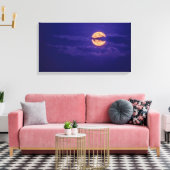 Lila Leinwanddruck (Insitu (Wohnzimmer))