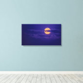 Lila Leinwanddruck (Insitu (Holzboden))